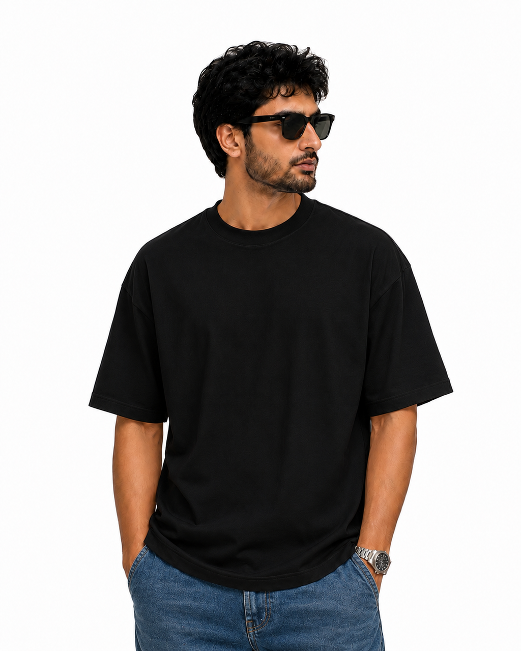 PLAIN OVERSIZED T-SHIRT