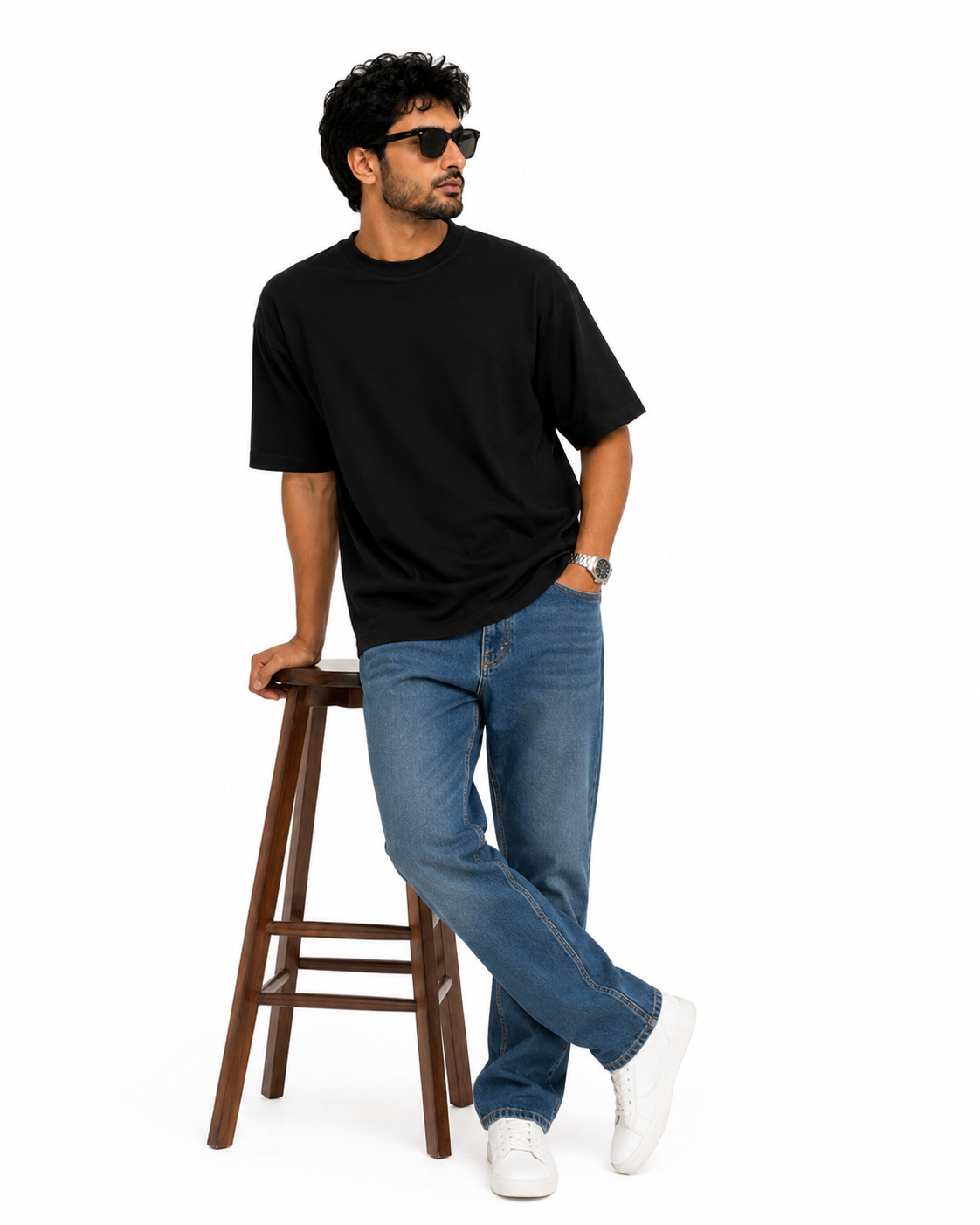 PLAIN OVERSIZED T-SHIRT