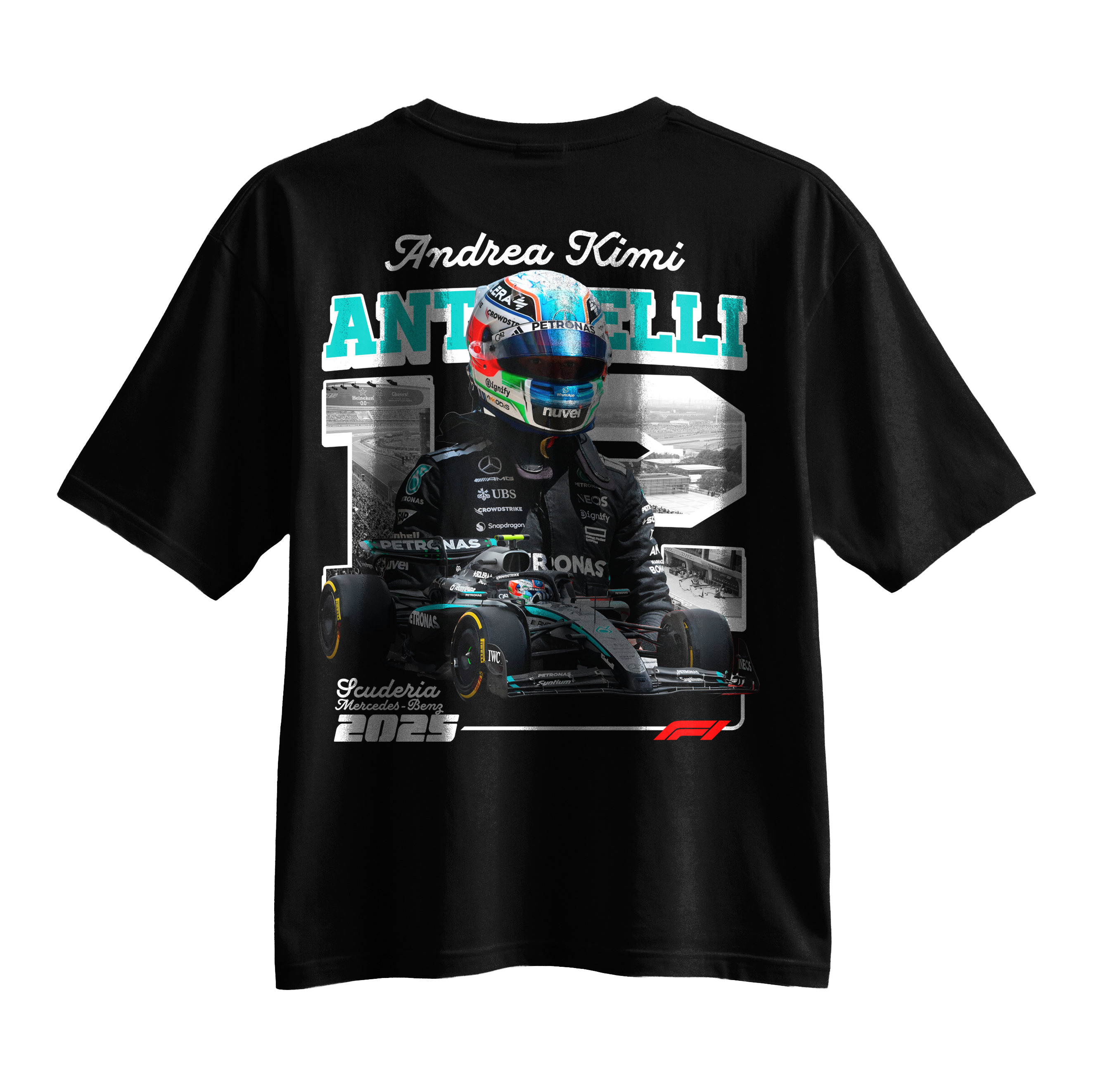 F1 Printed Oversized t-shirt design 3