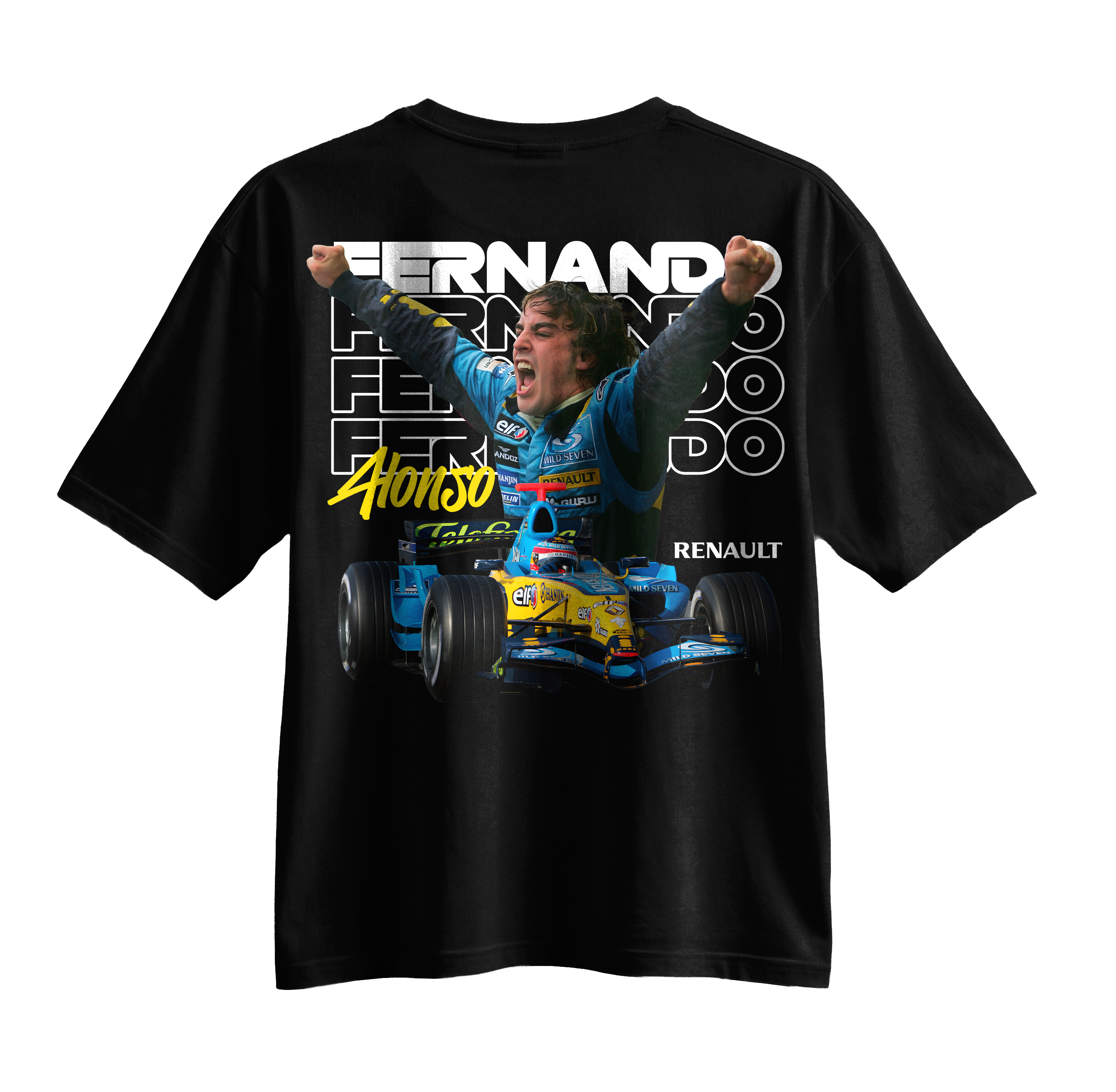 F1 Printed Oversized t-shirt design 4