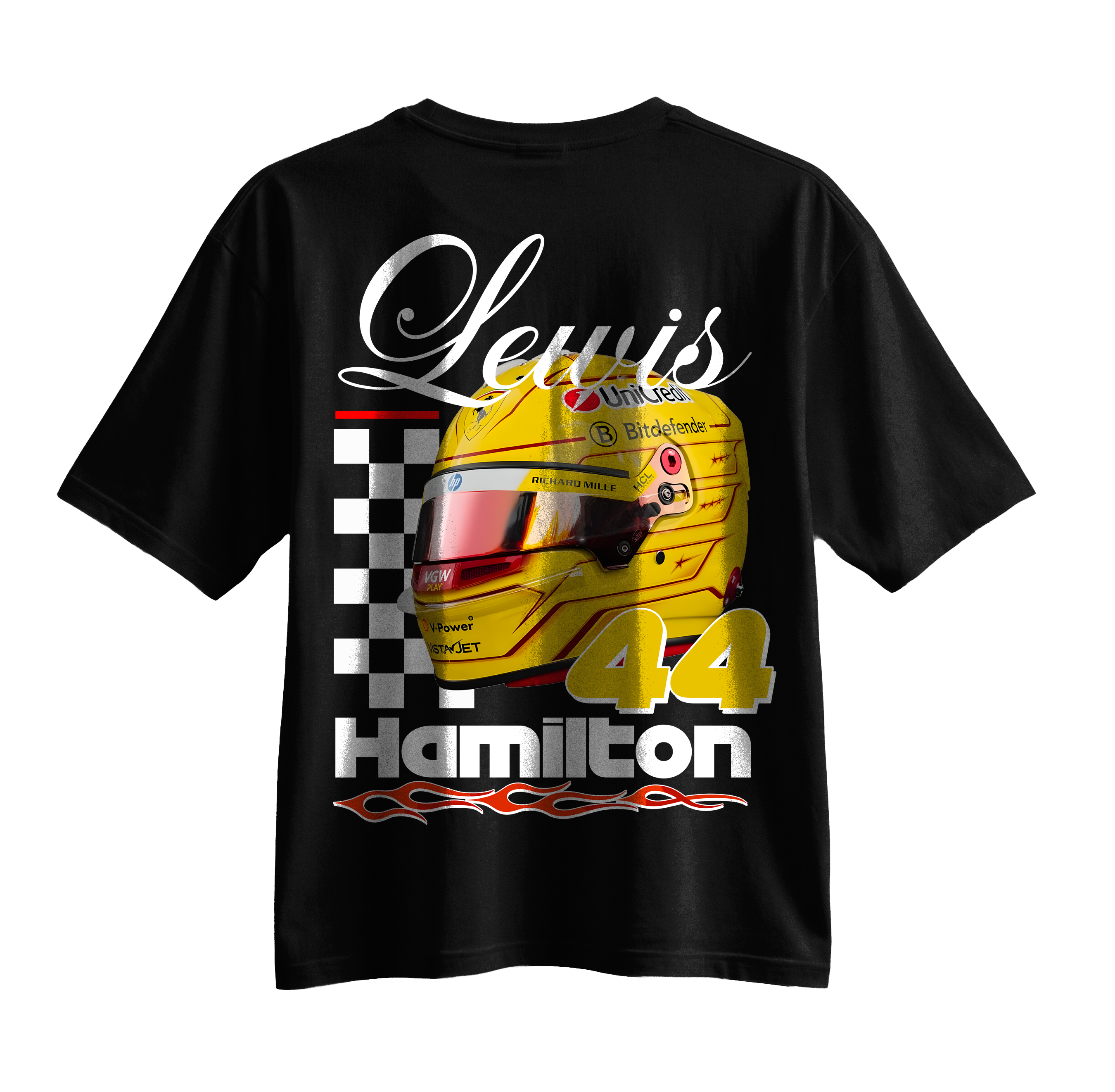 F1 Printed Oversized t-shirt design 8