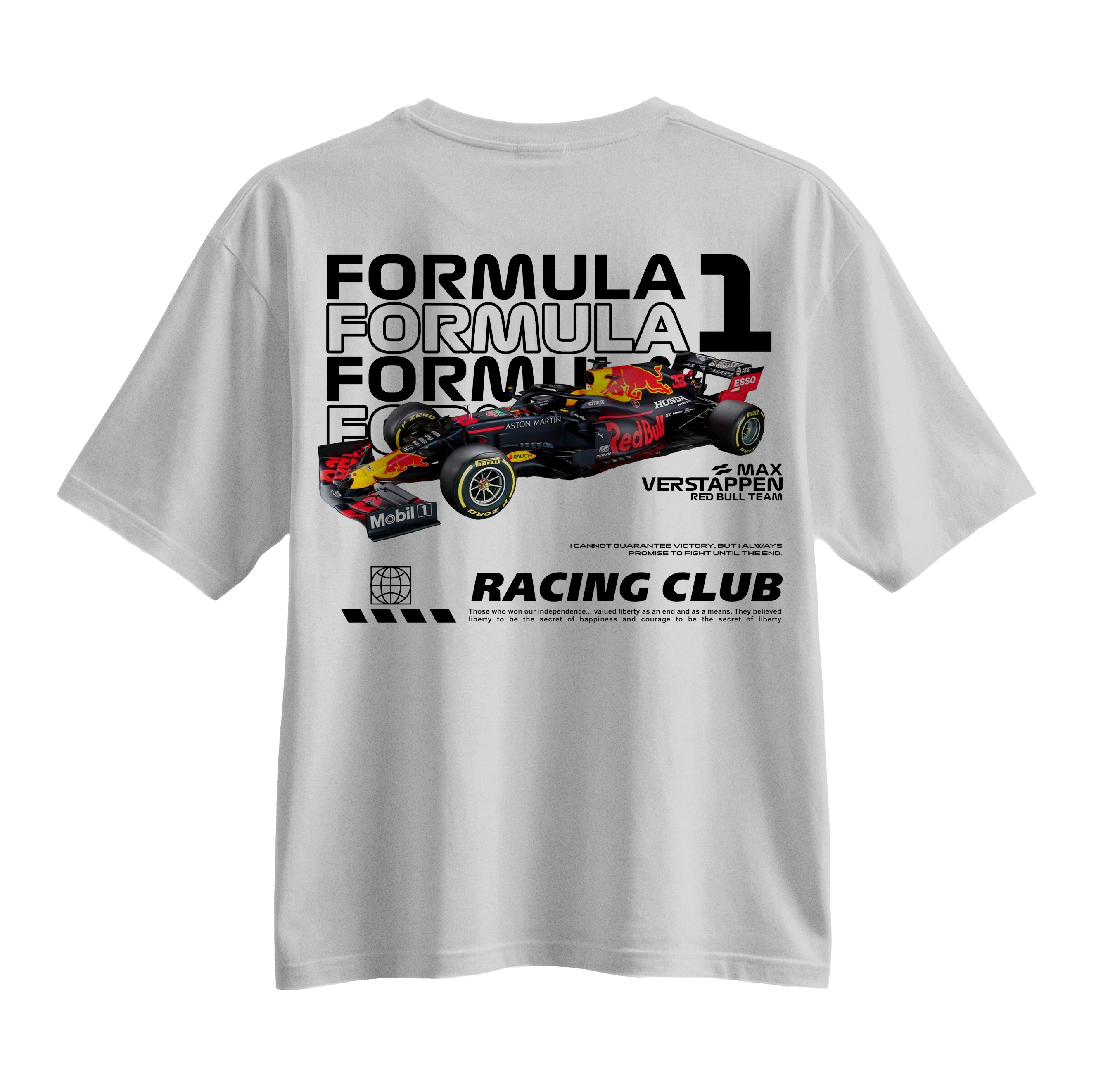 F1 Printed Oversized t-shirt design 7