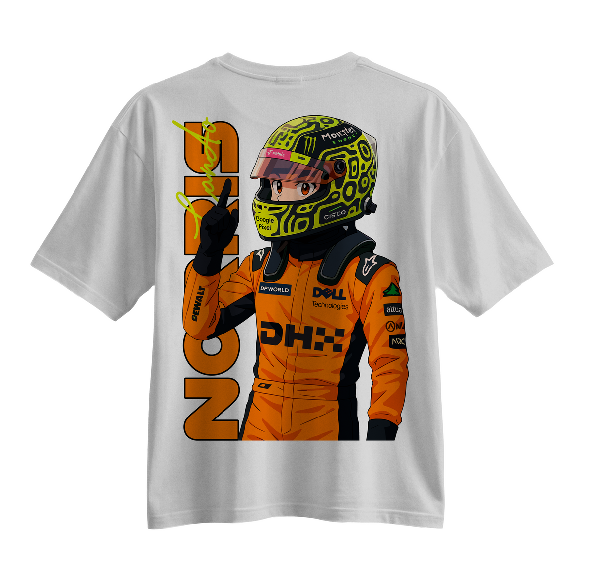 F1 Printed Oversized t-shirt design 16