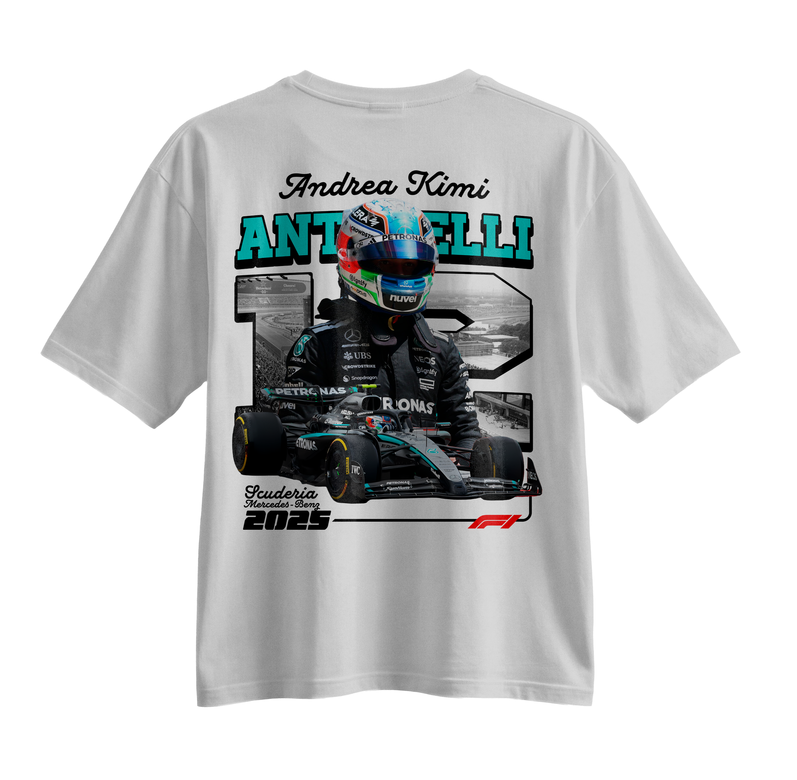 F1 Printed Oversized t-shirt design 3