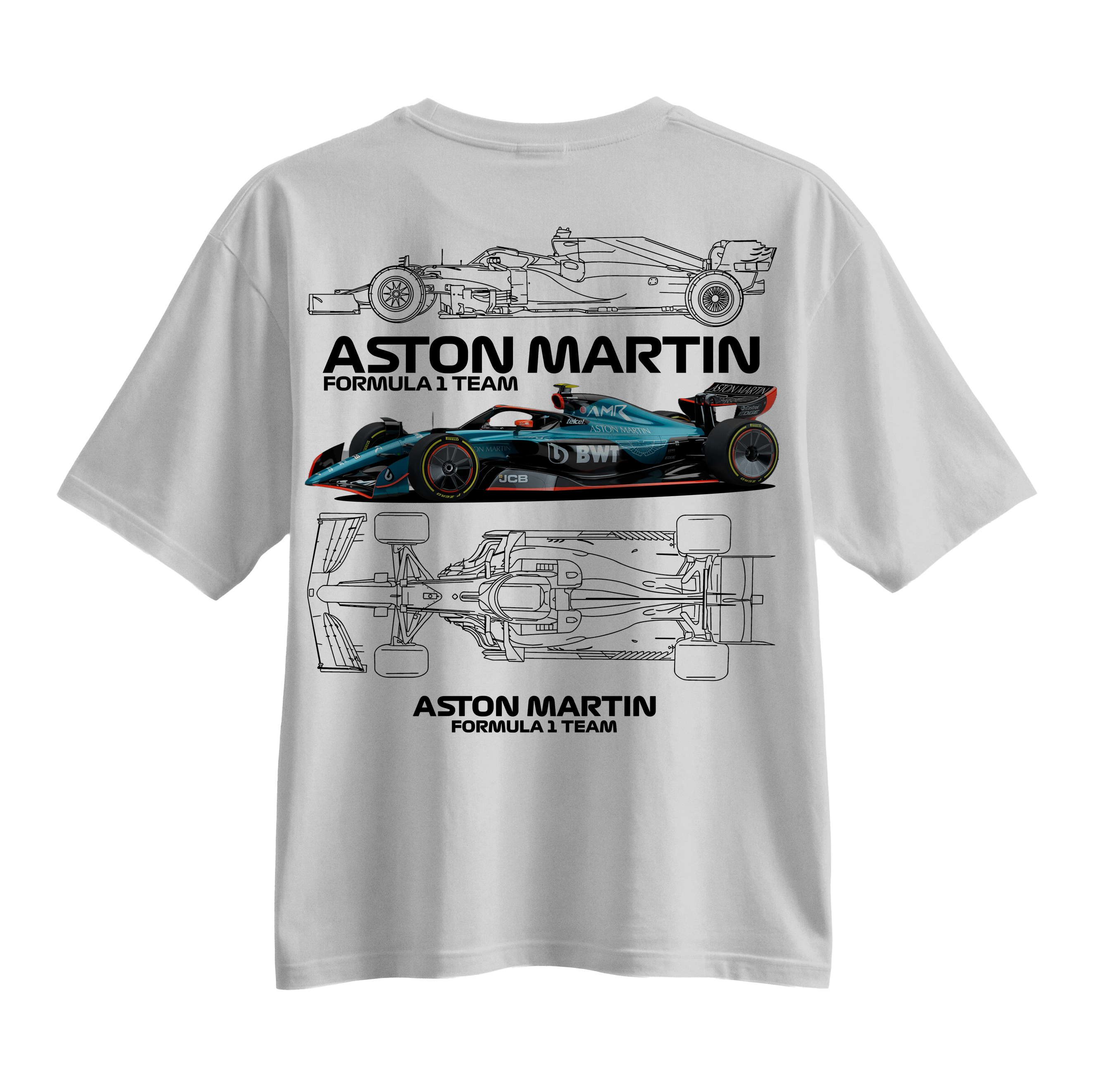 F1 Printed Oversized t-shirt design 5