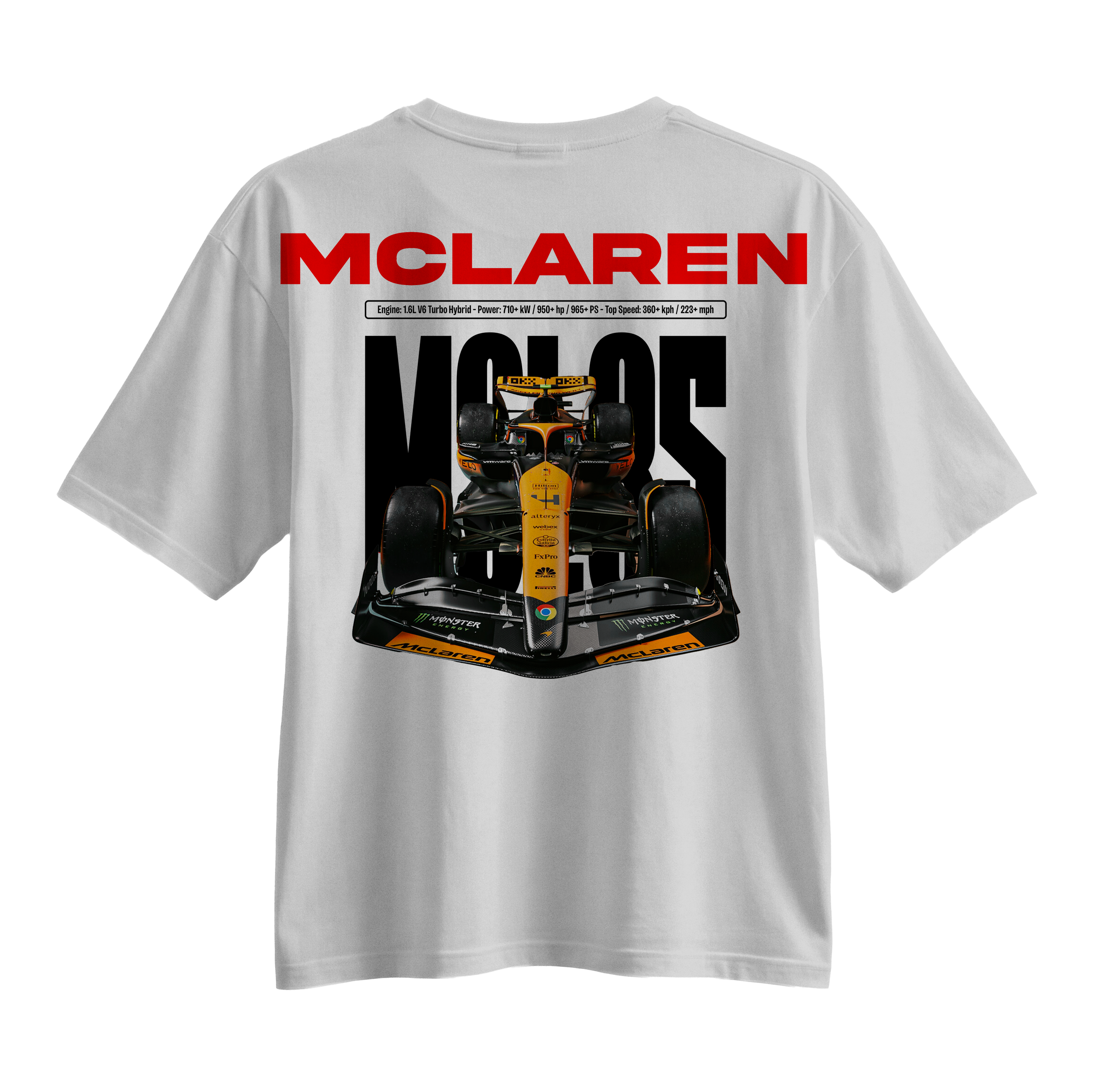 F1 Printed Oversized t-shirt design 17
